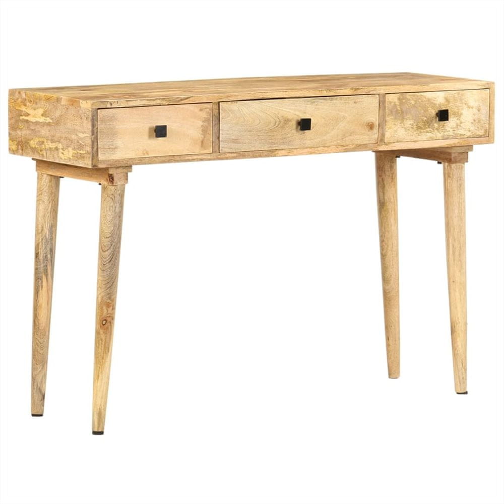 Petromila vidaXL Konzolový stolík 115x35x76 cm masívne mangovníkové drevo